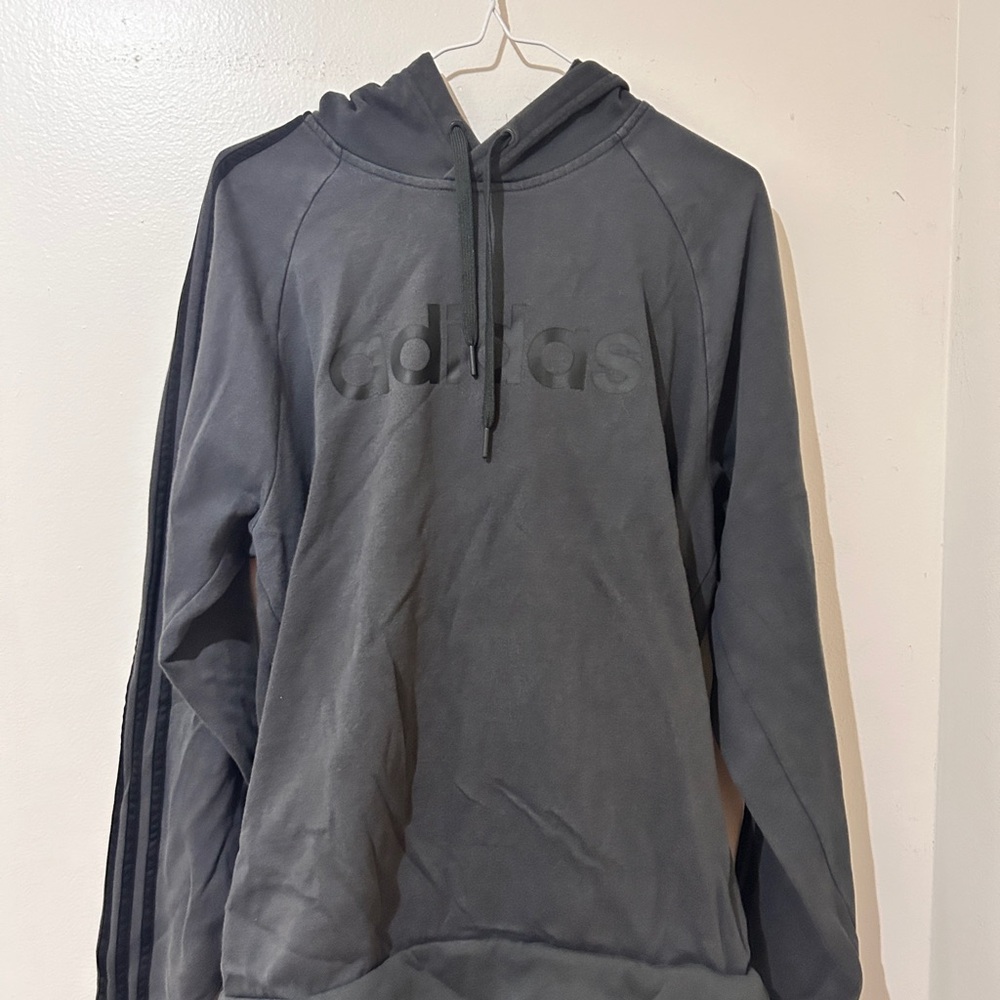 Adidas Men's Charcoal Hoodie